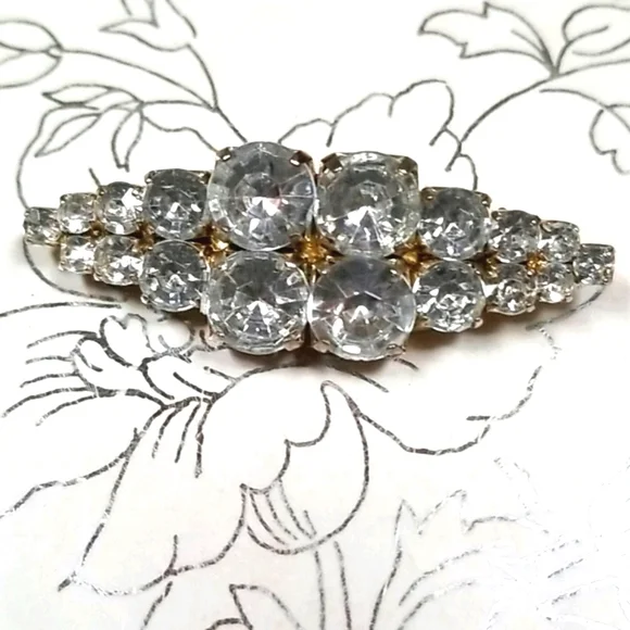 Vintage Rhinestone Brooch & Necklace Assemblage - Picture 6 of 13